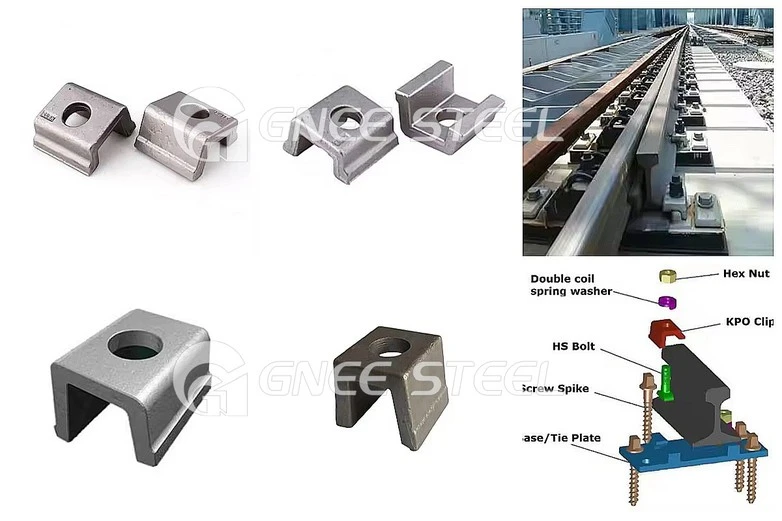 Railway track clamps Railway track clamps